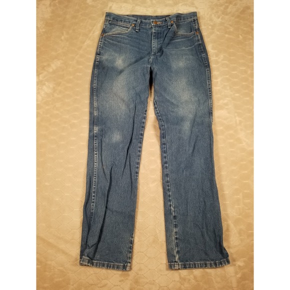 Wrangler Other - Wrangler Jeans Mens Tag 33x32 Fits 33x31 Cowboy Cut Denim Pants 936PWD
